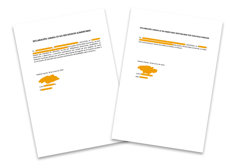 Declaraciones juradas